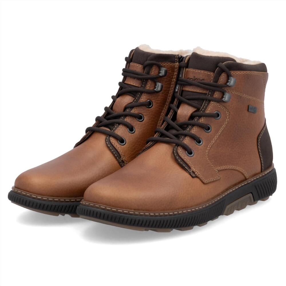 NEW RIEKER men's stan 33 boots in brown